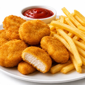 Kids Nuggets Combo With Fries (10 Pcs)